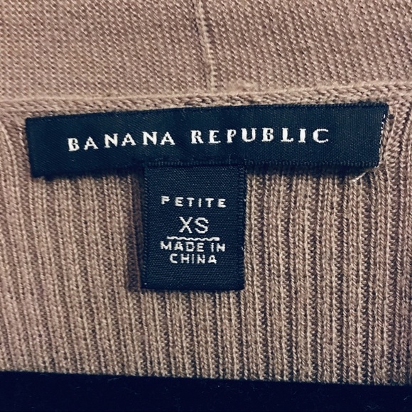 BANANA REPUBLIC SILK-BLEND KNIT CARDIGAN - Picture 4 of 7